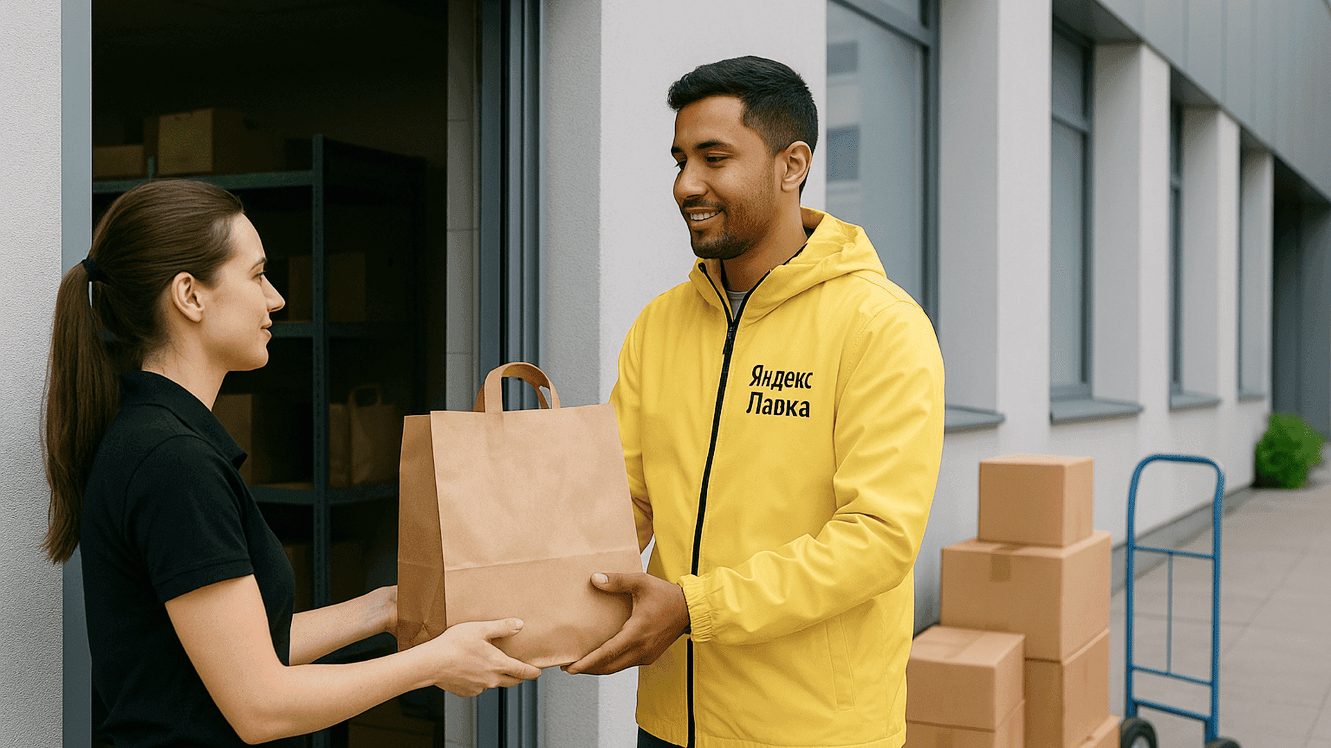 Как устроиться курьером иностранцу в Яндекс Лавке