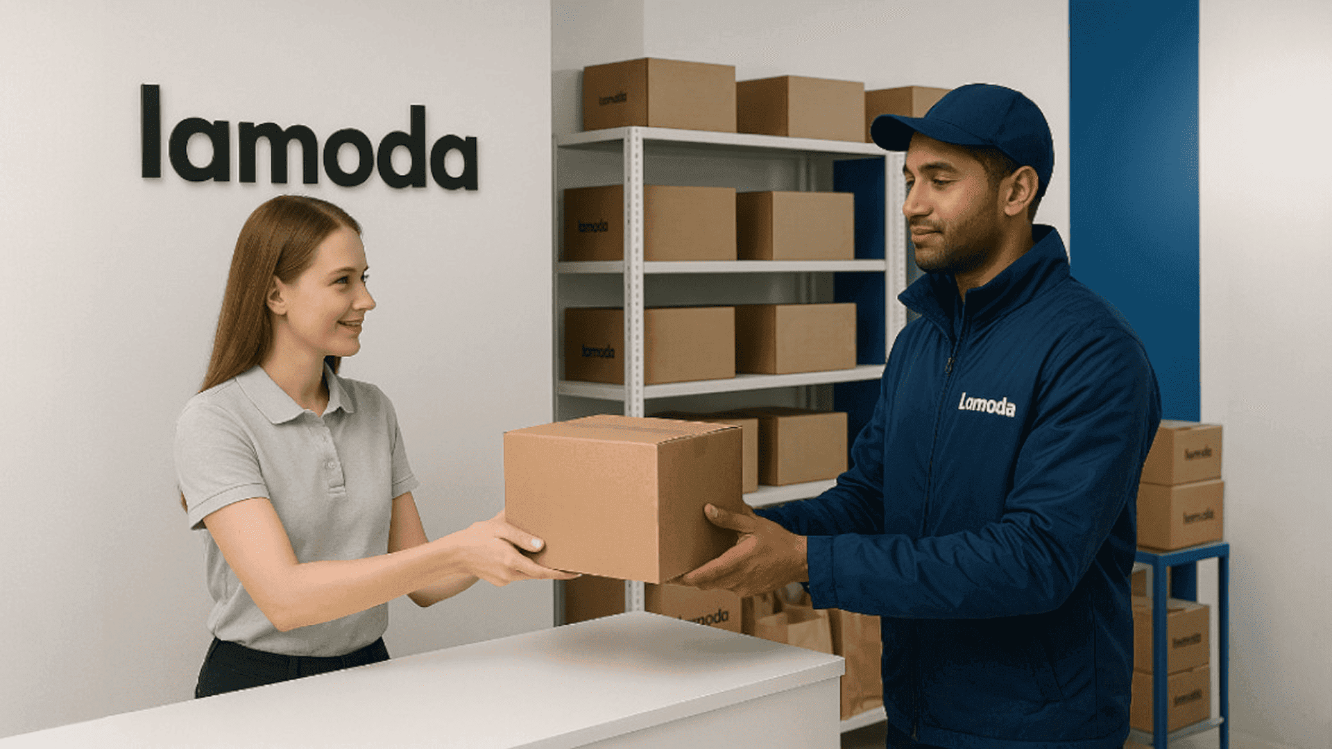 Как устроиться курьером иностранцу в Lamoda