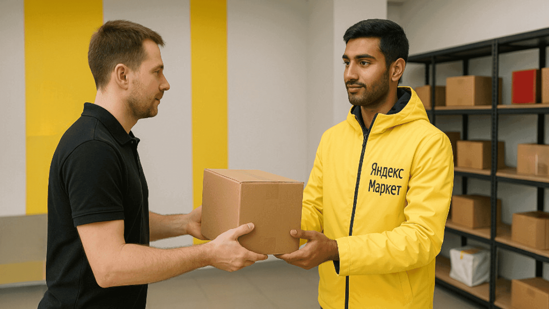 Как устроиться курьером иностранцу в Яндекс Маркете