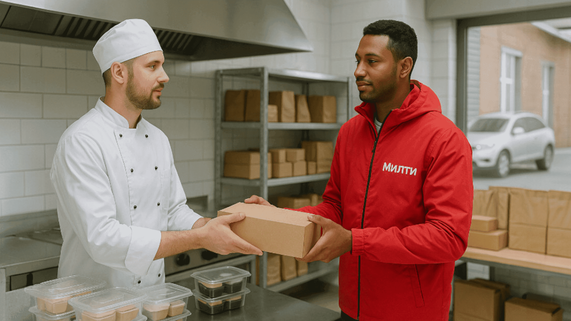 Как устроиться курьером иностранцу в Милти